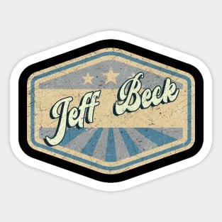 vintage Jeff Beck Sticker